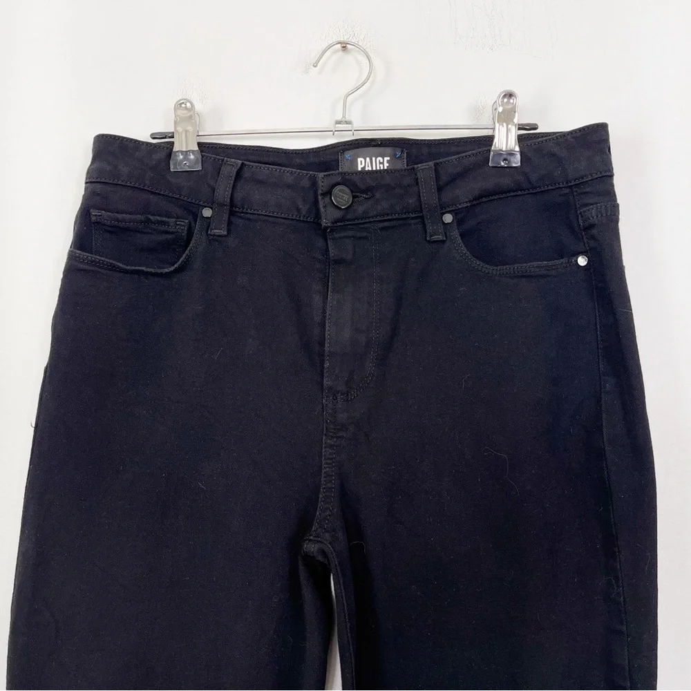PAIGE Women's Hoxton Straight Leg‎ Black Shadow Jeans Size 29 - Picture 3 of 15
